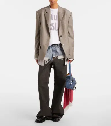 Acne Studios Striped wool jacket | Thumbnail 6 Acne Studios Striped wool jacket | Thumbnail 6