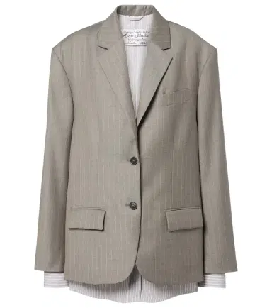 Acne Studios Striped wool jacket | Thumbnail 1 Acne Studios Striped wool jacket | Thumbnail 1