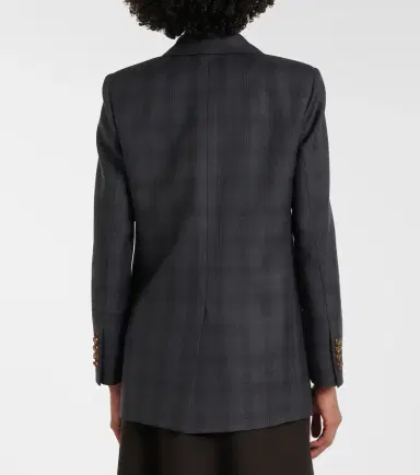 Blazé Milano Blazé Milano Everyday checked virgin wool blazer | Thumbnail 4 Blazé Milano Blazé Milano Everyday checked virgin wool blazer | Thumbnail 4