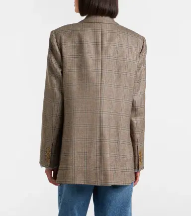 Blazé Milano Blazé Milano Everynight checked double-breasted wool blazer | Thumbnail 3 Blazé Milano Blazé Milano Everynight checked double-breasted wool blazer | Thumbnail 3