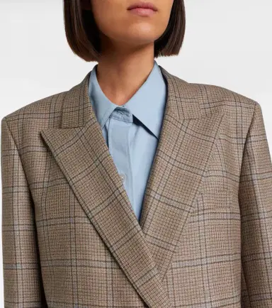 Blazé Milano Blazé Milano Everynight checked double-breasted wool blazer | Thumbnail 6 Blazé Milano Blazé Milano Everynight checked double-breasted wool blazer | Thumbnail 6