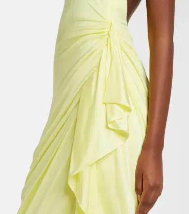 Versace Medusa draped jersey gown | Thumbnail 7 Versace Medusa draped jersey gown | Thumbnail 7