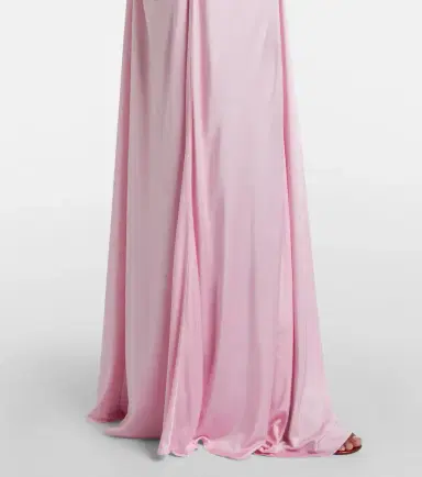 Versace Draped jersey gown | Thumbnail 4 Versace Draped jersey gown | Thumbnail 4