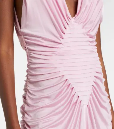 Versace Draped jersey gown | Thumbnail 6 Versace Draped jersey gown | Thumbnail 6