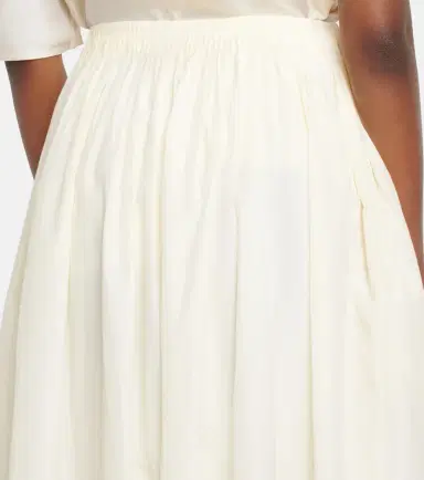 Loulou de Saison Naya gathered cotton and silk maxi skirt | Thumbnail 2 Loulou de Saison Naya gathered cotton and silk maxi skirt | Thumbnail 2