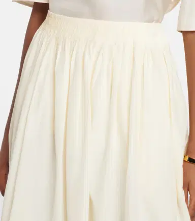 Loulou de Saison Naya gathered cotton and silk maxi skirt | Thumbnail 3 Loulou de Saison Naya gathered cotton and silk maxi skirt | Thumbnail 3