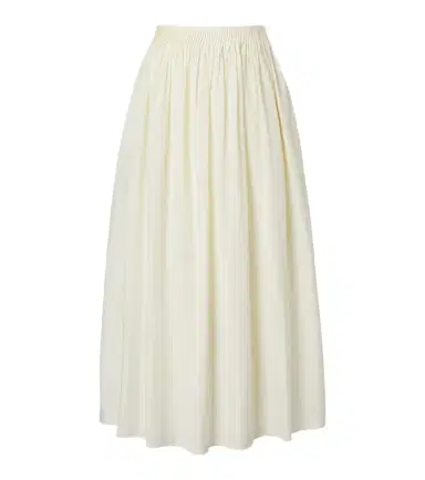 Loulou de Saison Naya gathered cotton and silk maxi skirt | Thumbnail 1 Loulou de Saison Naya gathered cotton and silk maxi skirt | Thumbnail 1