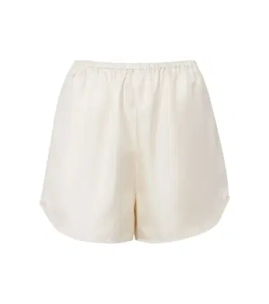 Loulou de Saison Cabo silk satin shorts | Thumbnail 1 Loulou de Saison Cabo silk satin shorts | Thumbnail 1