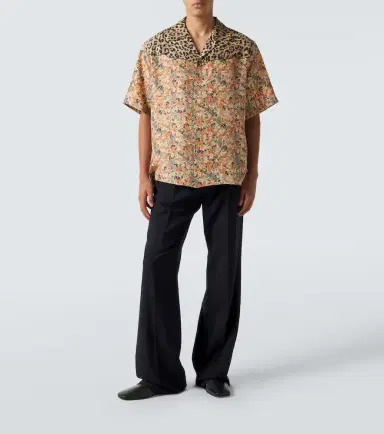 Valentino Printed silk bowling shirt | Thumbnail 4 Valentino Printed silk bowling shirt | Thumbnail 4