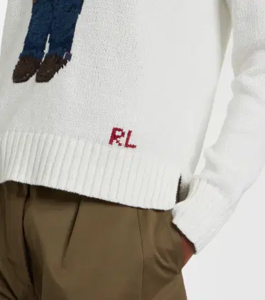 Polo Ralph Lauren Polo Bear intarsia linen and cotton sweater | Thumbnail 4 Polo Ralph Lauren Polo Bear intarsia linen and cotton sweater | Thumbnail 4