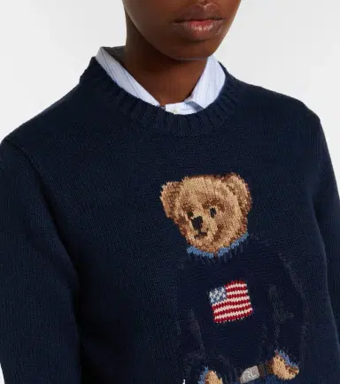 Polo Ralph Lauren Polo Bear intarsia cotton and linen sweater | Thumbnail 2 Polo Ralph Lauren Polo Bear intarsia cotton and linen sweater | Thumbnail 2