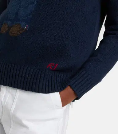 Polo Ralph Lauren Polo Bear intarsia cotton and linen sweater | Thumbnail 6 Polo Ralph Lauren Polo Bear intarsia cotton and linen sweater | Thumbnail 6