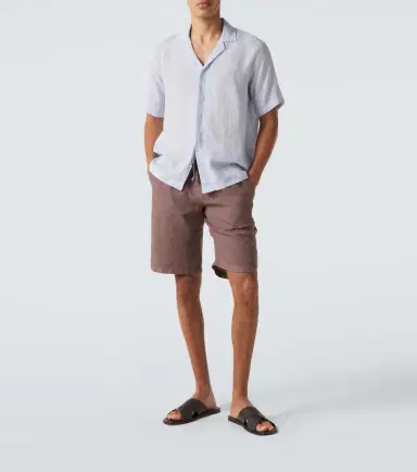 Fedeli Linen Bermuda shorts | Thumbnail 3 Fedeli Linen Bermuda shorts | Thumbnail 3