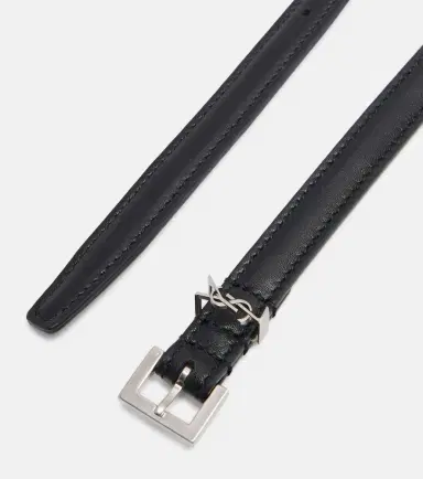 Saint Laurent Cassandre leather belt | Thumbnail 2 Saint Laurent Cassandre leather belt | Thumbnail 2