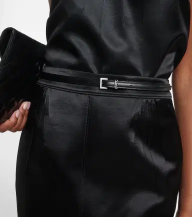 Saint Laurent Cassandre leather belt | Thumbnail 3 Saint Laurent Cassandre leather belt | Thumbnail 3