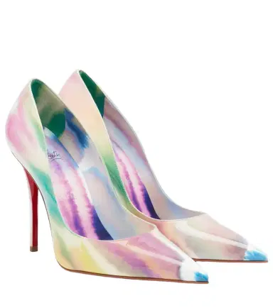 Christian Louboutin Miss Z printed patent leather pumps | Thumbnail 1 Christian Louboutin Miss Z printed patent leather pumps | Thumbnail 1