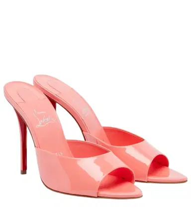 Christian Louboutin Miss Z patent leather mules | Thumbnail 1 Christian Louboutin Miss Z patent leather mules | Thumbnail 1