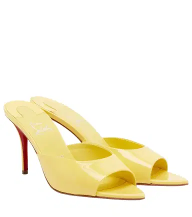 Christian Louboutin Miss Z patent leather mules | Thumbnail 1 Christian Louboutin Miss Z patent leather mules | Thumbnail 1