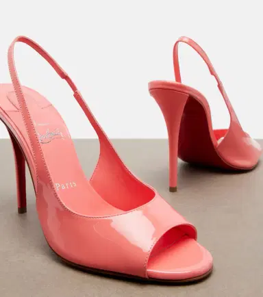 Christian Louboutin Miss Z patent leather slingback sandals | Thumbnail 4 Christian Louboutin Miss Z patent leather slingback sandals | Thumbnail 4