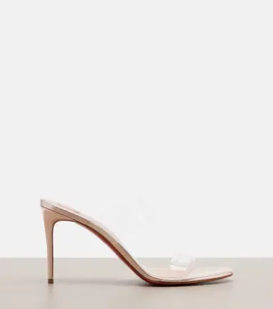 Christian Louboutin Just Nothing leather-trimmed TPU mules | Thumbnail 2 Christian Louboutin Just Nothing leather-trimmed TPU mules | Thumbnail 2