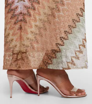 Christian Louboutin Just Nothing leather-trimmed TPU mules | Thumbnail 6 Christian Louboutin Just Nothing leather-trimmed TPU mules | Thumbnail 6