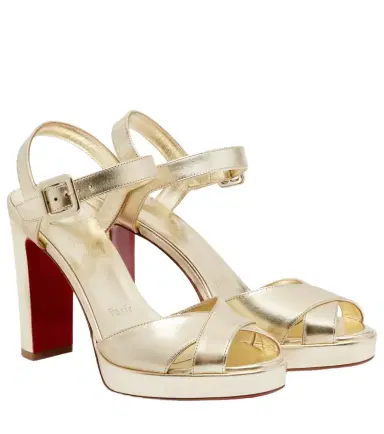 Christian Louboutin Cora leather sandals | Thumbnail 1 Christian Louboutin Cora leather sandals | Thumbnail 1