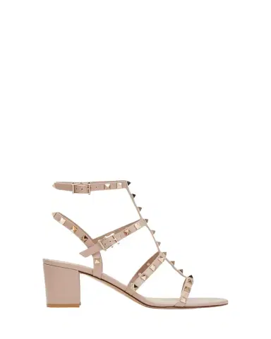 Valentino Garavani Rockstud Leather 60mm City Sandals | Thumbnail 1 Valentino Garavani Rockstud Leather 60mm City Sandals | Thumbnail 1