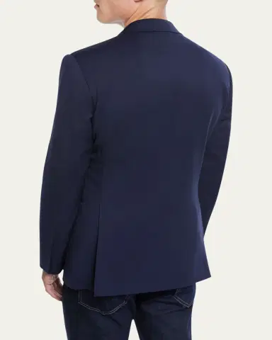 Ralph Lauren Purple Label Men's Gregory Hand-Tailored Wool Serge Blazer | Thumbnail 3 Ralph Lauren Purple Label Men's Gregory Hand-Tailored Wool Serge Blazer | Thumbnail 3