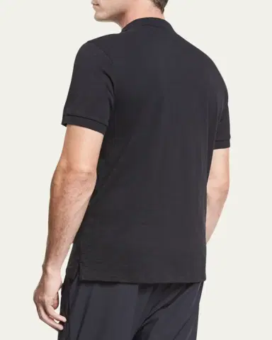 Vince Classic Slub Cotton Polo Shirt | Thumbnail 3 Vince Classic Slub Cotton Polo Shirt | Thumbnail 3