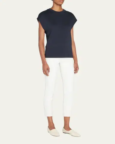 Vince Bobbi Mid-Rise Stitch Front Seam Leggings | Thumbnail 2 Vince Bobbi Mid-Rise Stitch Front Seam Leggings | Thumbnail 2
