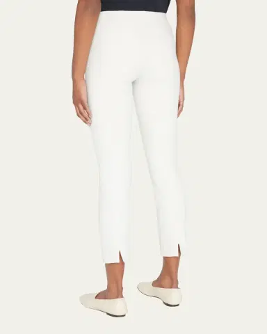 Vince Bobbi Mid-Rise Stitch Front Seam Leggings | Thumbnail 3 Vince Bobbi Mid-Rise Stitch Front Seam Leggings | Thumbnail 3