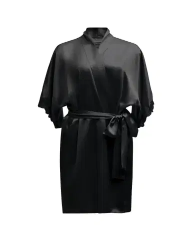 Christine Lingerie Bijoux Short Silk Robe | Thumbnail 1 Christine Lingerie Bijoux Short Silk Robe | Thumbnail 1