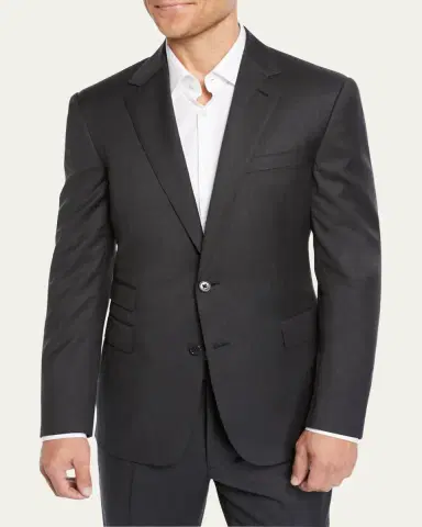 Ralph Lauren Purple Label Men's Gregory Hand-Tailored Wool Serge Suit | Thumbnail 4 Ralph Lauren Purple Label Men's Gregory Hand-Tailored Wool Serge Suit | Thumbnail 4