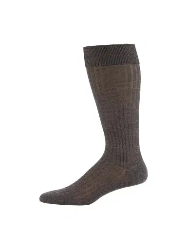 Pantherella Men's Laburnum Over-the-Calf Ribbed Merino Wool Socks | Thumbnail 1 Pantherella Men's Laburnum Over-the-Calf Ribbed Merino Wool Socks | Thumbnail 1