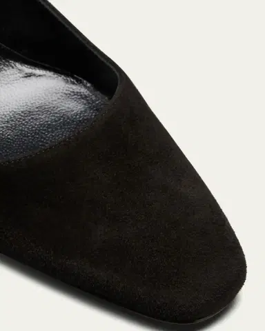 Manolo Blahnik Okkatopla Suede Block-Heel Pump | Thumbnail 5 Manolo Blahnik Okkatopla Suede Block-Heel Pump | Thumbnail 5
