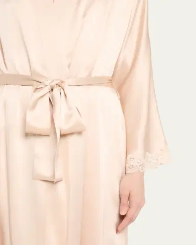 Christine Lingerie Bijoux Long Silk Robe | Thumbnail 5 Christine Lingerie Bijoux Long Silk Robe | Thumbnail 5