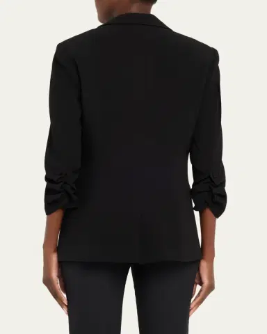 Cinq à Sept Khloe Crepe 3/4-Sleeve Blazer | Thumbnail 3 Cinq à Sept Khloe Crepe 3/4-Sleeve Blazer | Thumbnail 3