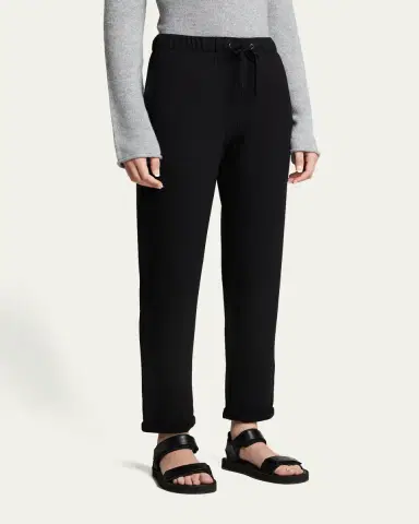 MAJESTIC FILATURES Drawstring French Terry Pants with Rolled Hem | Thumbnail 4 MAJESTIC FILATURES Drawstring French Terry Pants with Rolled Hem | Thumbnail 4