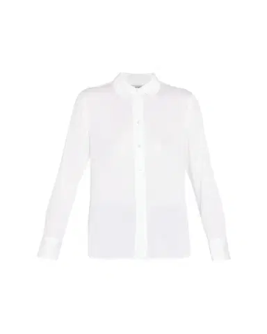 Vince Slim-Fit Long-Sleeve Stretch-Silk Blouse | Thumbnail 1 Vince Slim-Fit Long-Sleeve Stretch-Silk Blouse | Thumbnail 1