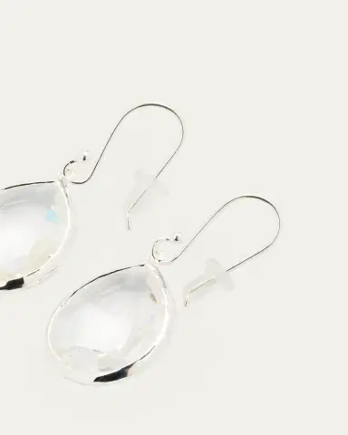 Ippolita Small Teardrop Earrings in Sterling | Thumbnail 4 Ippolita Small Teardrop Earrings in Sterling | Thumbnail 4