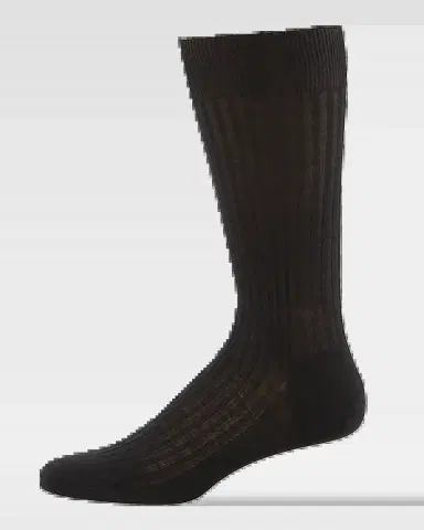Pantherella Men's Laburnum Ribbed Wool Mid-Calf Socks | Thumbnail 2 Pantherella Men's Laburnum Ribbed Wool Mid-Calf Socks | Thumbnail 2