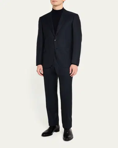 Brioni Men's Brunico Solid Two-Piece Suit | Thumbnail 3 Brioni Men's Brunico Solid Two-Piece Suit | Thumbnail 3