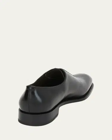 Ferragamo Men's Angiolo Tramezza Whole-Cut Leather Lace-Up Shoes | Thumbnail 3 Ferragamo Men's Angiolo Tramezza Whole-Cut Leather Lace-Up Shoes | Thumbnail 3