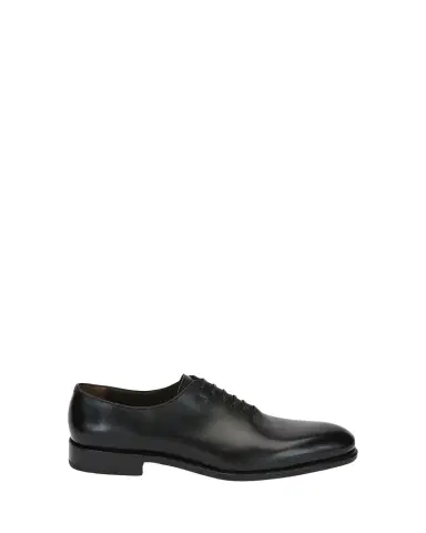 Ferragamo Men's Angiolo Tramezza Whole-Cut Leather Lace-Up Shoes | Thumbnail 1 Ferragamo Men's Angiolo Tramezza Whole-Cut Leather Lace-Up Shoes | Thumbnail 1