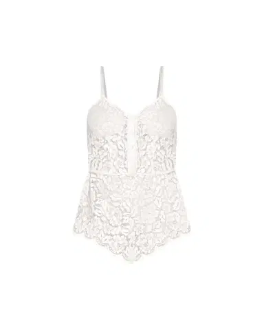 Cosabella Magnolia Semisheer Lace Teddy Romper | Thumbnail 1 Cosabella Magnolia Semisheer Lace Teddy Romper | Thumbnail 1