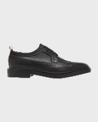 Thom Browne Men's Classic Long Wing Brogue Shoes | Thumbnail 2 Thom Browne Men's Classic Long Wing Brogue Shoes | Thumbnail 2