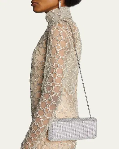 Judith Leiber Couture Slim Rectangle Crystal Clutch Bag | Thumbnail 2 Judith Leiber Couture Slim Rectangle Crystal Clutch Bag | Thumbnail 2