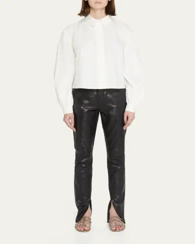 Valentino Garavani Rockstud Metallic City Flat Slide Sandals | Thumbnail 3 Valentino Garavani Rockstud Metallic City Flat Slide Sandals | Thumbnail 3