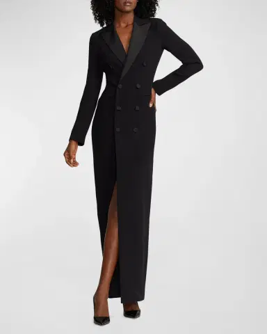 Ralph Lauren Collection Kristian Double-Breasted Evening Dress | Thumbnail 2 Ralph Lauren Collection Kristian Double-Breasted Evening Dress | Thumbnail 2