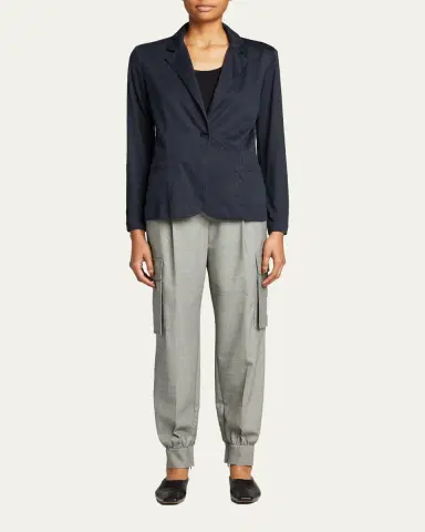MAJESTIC FILATURES Stretch Linen One-Button Blazer | Thumbnail 2 MAJESTIC FILATURES Stretch Linen One-Button Blazer | Thumbnail 2